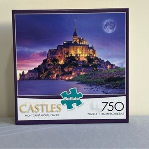 Buffalo Majestic Castles 750 pc Puzzle - Mont Saint Michel, France